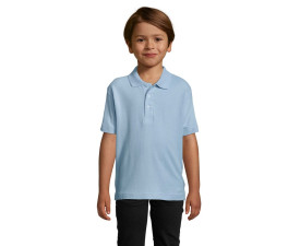 Футболка поло дитяча SOL'S Summer II (небесно-блакитний)
