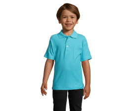 Футболка поло дитяча SOL'S Summer II (бірюзовий)