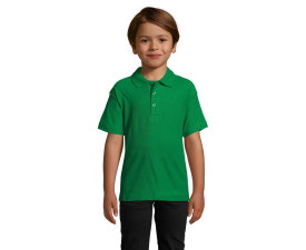 Футболка поло дитяча SOL'S Summer II (яскраво-зелений)