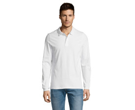 Лонгслів поло SOL'S Winter II (білий)