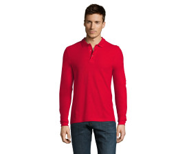 Лонгслів поло SOL'S Winter II (червоний)