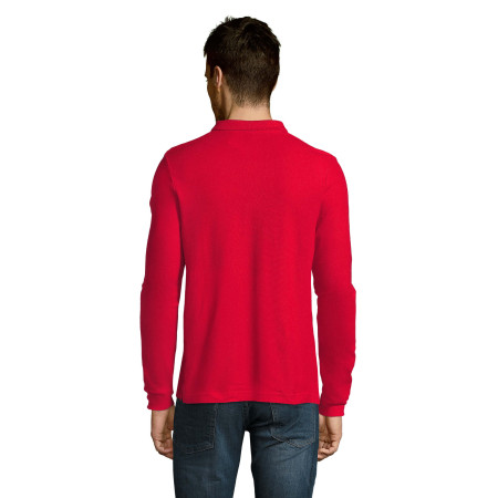 Лонгслів поло SOL'S Winter II (червоний)