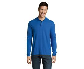 Лонгслів поло SOL'S Winter II (яскраво-синій)