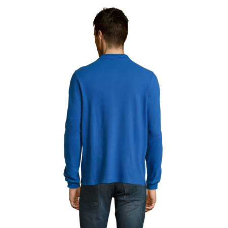 Лонгслів поло SOL'S Winter II (яскраво-синій)