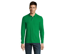 Лонгслів поло SOL'S Winter II (яскраво-зелений)