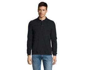 Лонгслів поло SOL'S Winter II (темно-синій)
