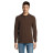 Лонгслів поло SOL'S Winter II (шоколадний)