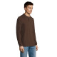Лонгслів поло SOL'S Winter II (шоколадний)