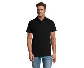 Футболка поло SOL'S Spring II (чорний)
