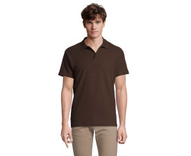 Футболка поло SOL'S Spring II (шоколадний)