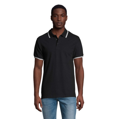 Футболка поло SOL'S Practice (темно-синій)