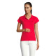 Футболка поло жіноча SOL'S Prescott (червоний)