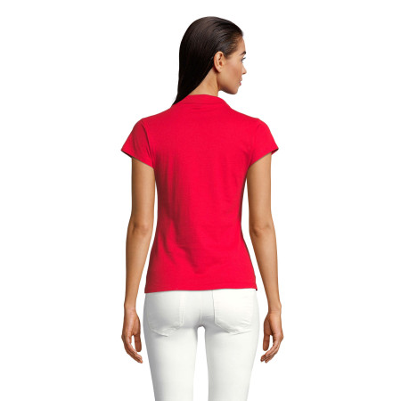 Футболка поло жіноча SOL'S Prescott (червоний)
