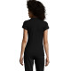 Футболка поло жіноча SOL'S Prescott (насичений чорний)