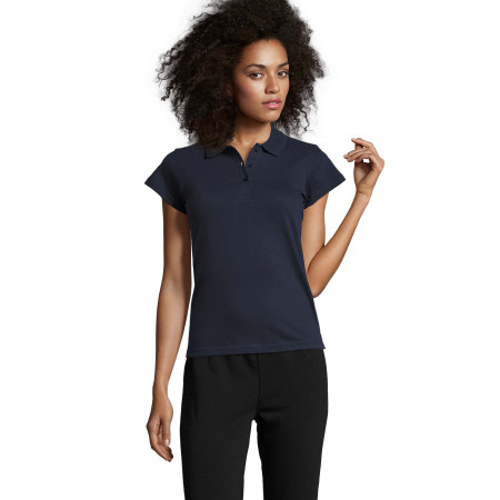 Футболка поло жіноча SOL'S Prescott (темно-синій)