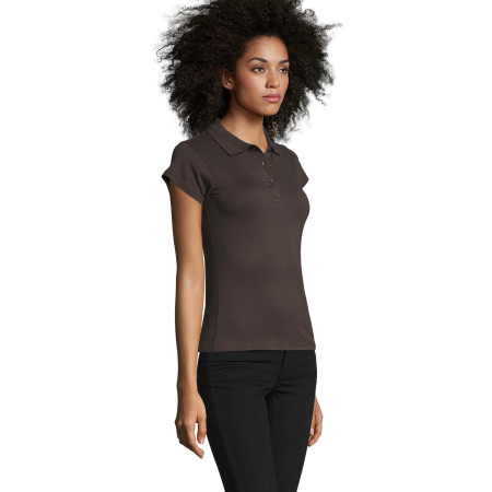 Футболка поло жіноча SOL'S Prescott (темно-сірий)