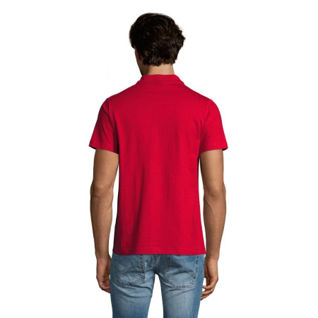 Футболка поло чоловіча SOL'S Prescott (червоний)