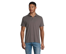 Футболка поло чоловіча SOL'S Prescott (темно-сірий)