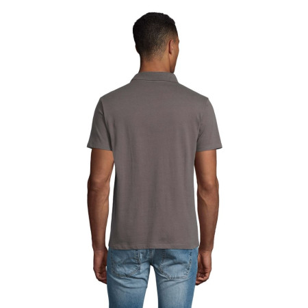 Футболка поло чоловіча SOL'S Prescott (темно-сірий)