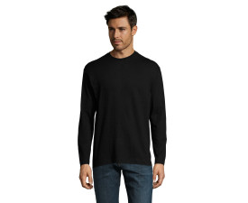 Лонгслів SOL'S Monarch (насичений чорний)