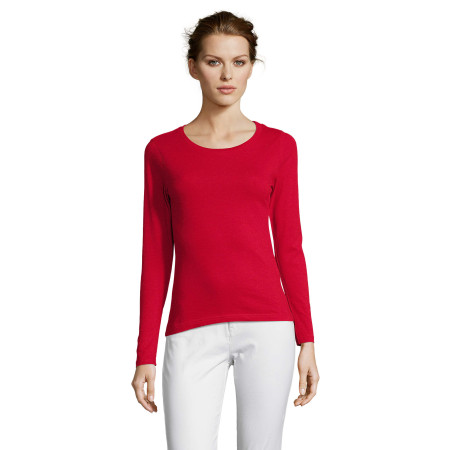 Лонгслів жіночий SOL'S Majestic (червоний)