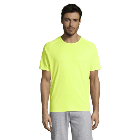 Футболка спортивна SOL'S Sporty (неоново-жовтий)