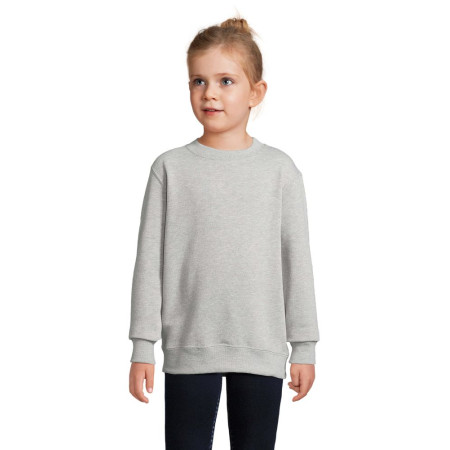 Світшот дитячий SOL'S New Supreme (сірий меланж)