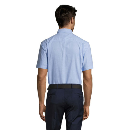 Сорочка чоловіча SOL'S Brisbane Short Sleeve (блакитний)