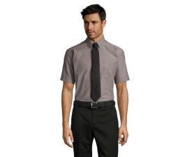 Сорочка чоловіча SOL'S Brisbane Short Sleeve (сріблястий)