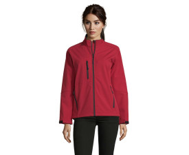 Куртка софтшел жіноча SOL'S Roxy (перцево-червоний)
