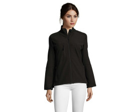 Куртка софтшел жіноча SOL'S Roxy (чорний)