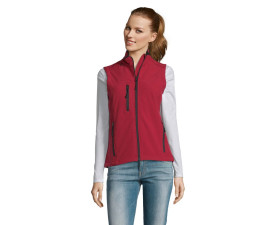 Жилет софтшел жіночий SOL'S Rallye (перцево-червоний)