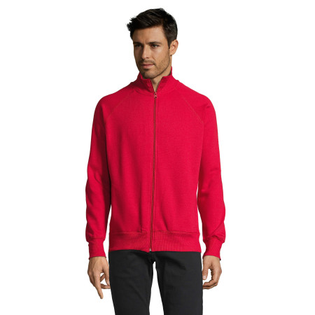 Світшот на блискавці SOL'S Sundae (червоний)