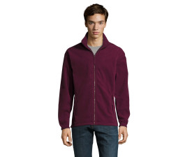 Куртка флісова чоловіча SOL'S North (бордовий)