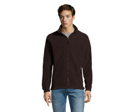 Куртка флісова чоловіча SOL'S North (темно-шоколадний)