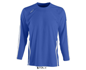 Лонгслів спортивний дитячий SOL'S Wembley LSL (синій/білий)