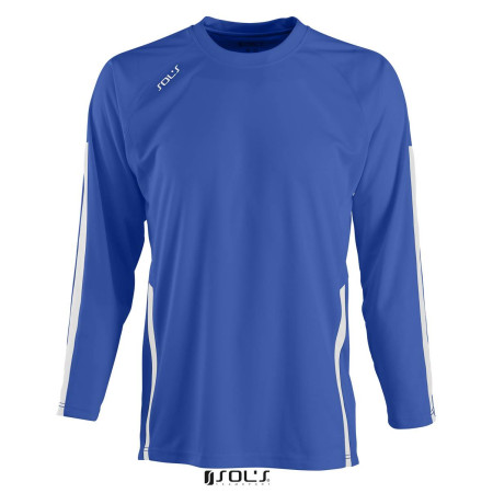 Лонгслів спортивний дитячий SOL'S Wembley LSL (синій/білий)