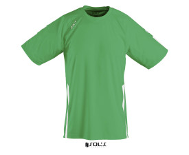 Футболка спортивна дитяча SOL'S Wembley SSL (насичений зелений/білий)