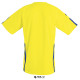 Футболка спортивна дитяча SOL'S Wembley SSL (лимонний/синій)