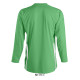 Лонгслів спортивний SOL'S Wembley LSL (насичений зелений/білий)