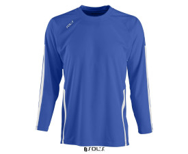 Лонгслів спортивний SOL'S Wembley LSL (синій/білий)