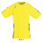 Футболка спортивна SOL'S Wembley SSL (лимонний/чорний)