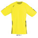 Футболка спортивна SOL'S Wembley SSL (лимонний/чорний)