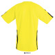 Футболка спортивна SOL'S Wembley SSL (лимонний/чорний)