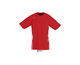 Футболка спортивна SOL'S Wembley SSL (червоний/білий)