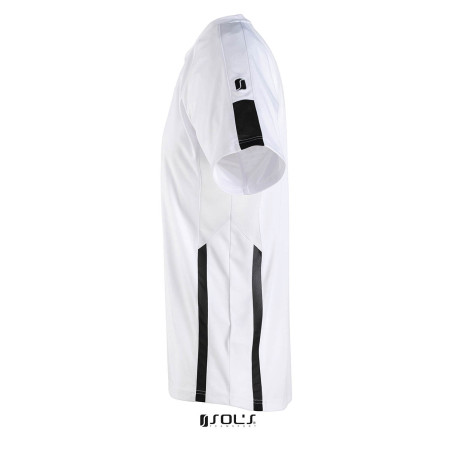 Футболка спортивна SOL'S Wembley SSL (білий/чорний)