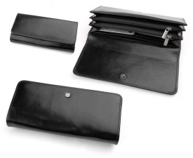 Гаманець жіночий шкіряний Stefania (чорний) Гаманець жіночий шкіряний Stefania (чорний)
