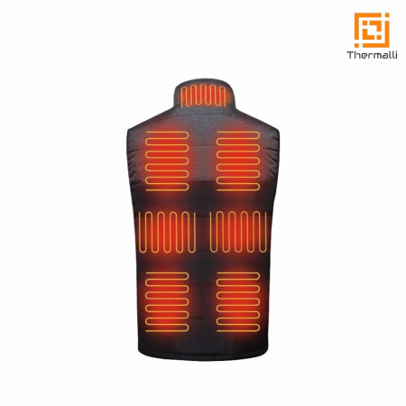 Жилет з підігрівом Thermalli Chatel (чорний/сірий)