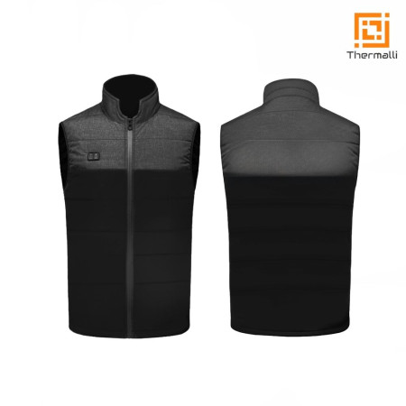 Жилет з підігрівом Thermalli Chatel (чорний/сірий)