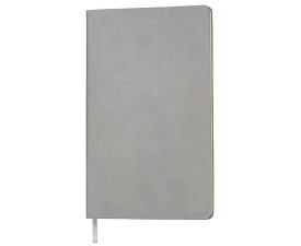 Блокнот в лінію A5 Thinkme Audrey, м'яка обкладинка (сірий)